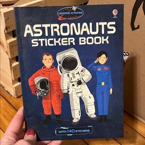Astronauts Sticker Book with 140 Stickers